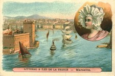 Image ancienne chromo littoral