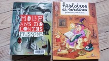 Lot de 2 gros livres vintage enfants d'histoires à faire peur