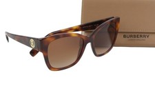 Burberry Ruth Femmes Lunettes de Soleil OS Brown Animal Motif Catadioptre Teinté