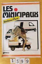 AUTOMOBILES GATEAU Les MUNICIPAUX Voiturette Microcar Diesel Prospectus 2 p 1988