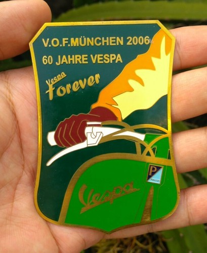 Vintage badge emblème - badge, vespa