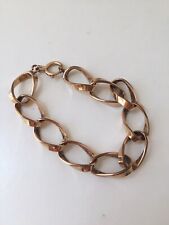 Bracelet gourmette plaqué or