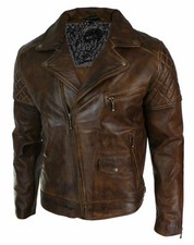 Veste en cuir d'agneau