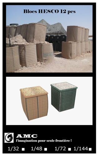 Block esco 12 pcs - 1/72,