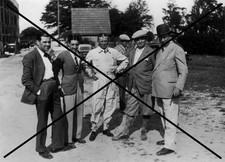 Photographie de ACHILLE VARZI ETTORE BUGATTI GIUSEPPE CAMPARI 1931