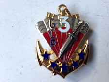 INSIGNE  MILITAIRE FRANCE  PARACHUTISTE  3  RPIMA GCP  N° 083 BALME  TAP  AIRBOR