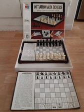 Jeu MB “Initiation aux Échecs” vintage années 80 – complet avec pièces et livret