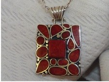 ancien collier chaine et