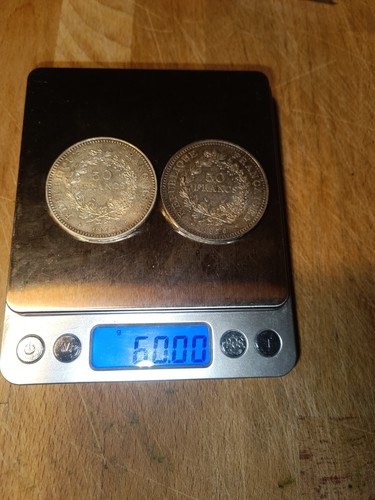 Pièces francs hercule - , 50