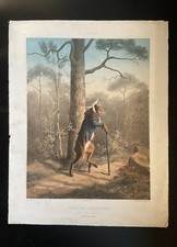 Gravure / Chromolithographie La Fermeture REGNIER MORLON / Rossy / Chasse Lièvre