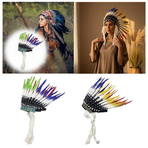 Chapeau indien orné - , de