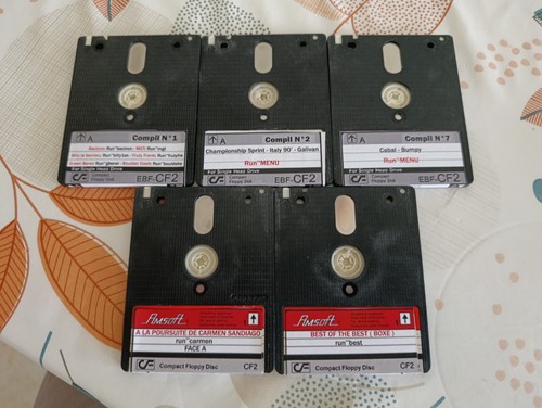 Lot disquettes de - de,