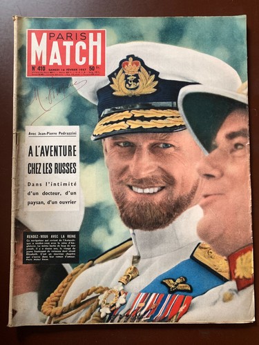 Paris match 1957 chez - b)paris,
