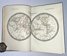 PETIT ATLAS HISTORIQUE ET GEOGRAPHIQUE 1842 FELIX ANSART 18 CARTES