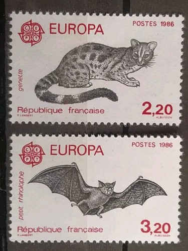 Timbres france 1986 cept - france,