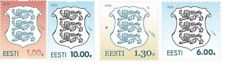 Estonia 2025  Definitive Issue Coat Arms heraldic Armoiries 4v mnh