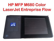 Ecran tactile, clavier, lecteur badge HP MFP M680 Color LaserJet Entreprise Flow