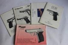 Manuels d'instruction pistolet