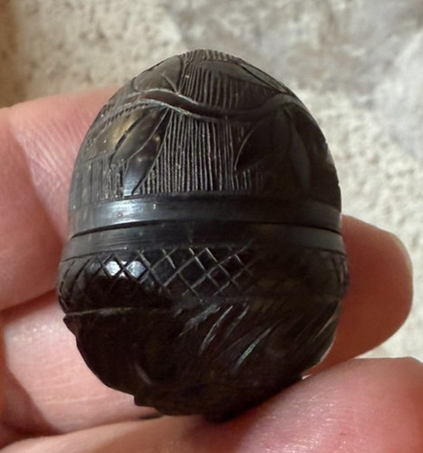 Petite noix corozo sculptee - petite, de