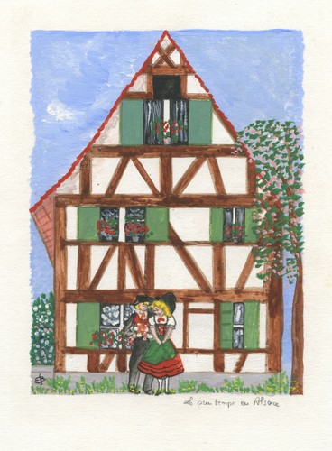 Brisbois dessin aquarelle - brisbois, e.