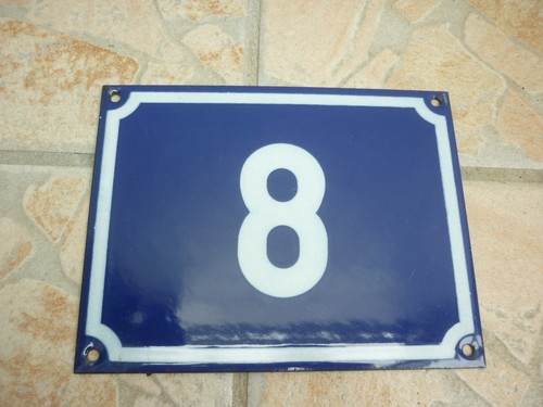 Ancienne plaque émaillée