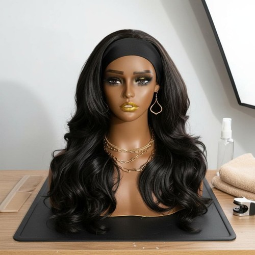 Tête mannequin noire - de,