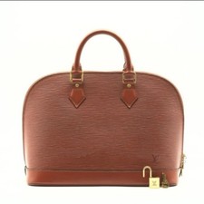 Alma louis vuitton cuir épi couleur brun kenyan