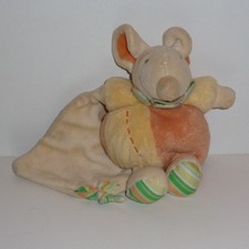 Doudou Souris Doudou et Compagnie - Bleu Orange