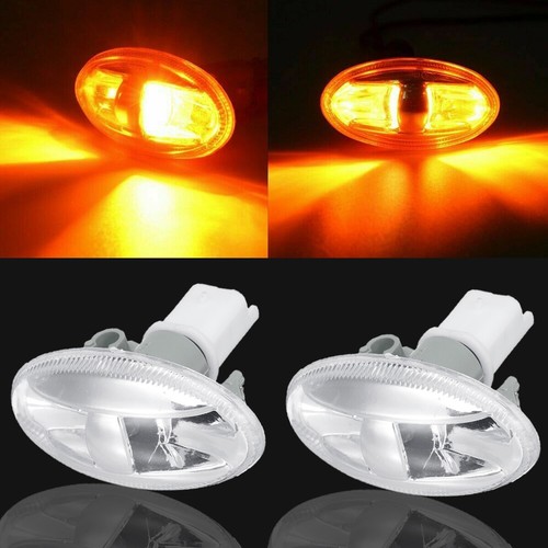 2pcs ambre clignotant - ambre,
