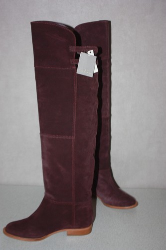 Zara bottes cuissardes daim - bottes,