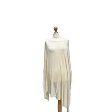 Jean Paul Gaultier Vintage Maile Cream Cape  Unisex Fits XS to XXXL