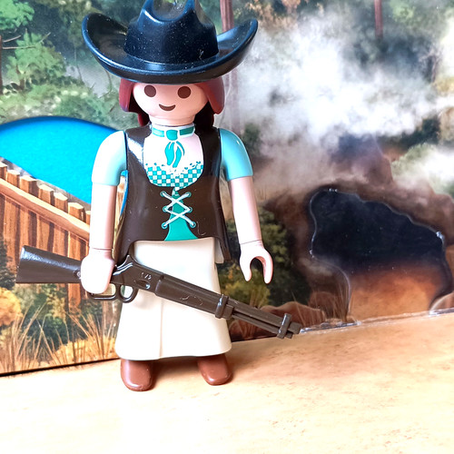 Playmobil western belle - -@,