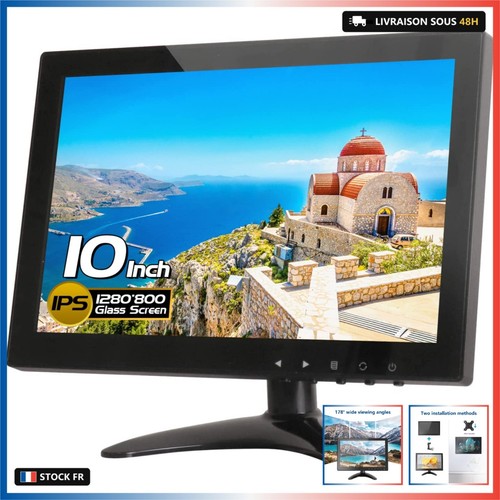 Pouces cctv moniteur ips - 10.1,