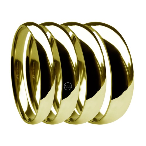 18ct jaune lourd escarpin - 18ct,