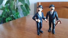 TINTIN Figurine. Les Dupont de chez Comics Spain. (Hergé Lombard). 1985