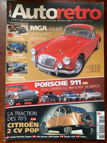 Auto rétro 320 mga - rétro,