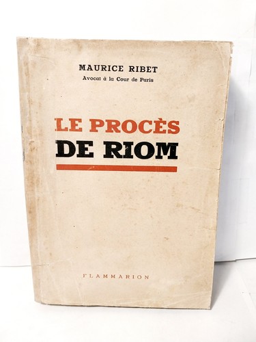 Procès riom ribet - riom, |