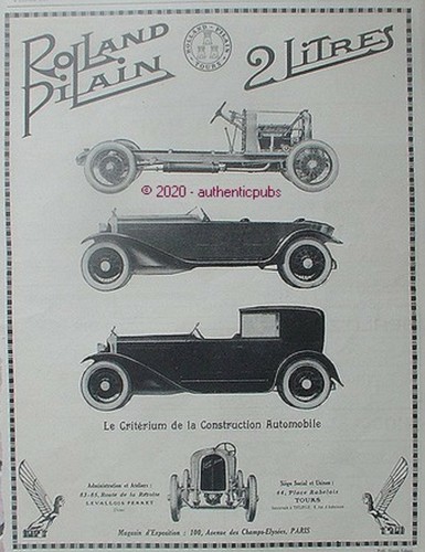 Publicite rolland pilain - pilain, 2