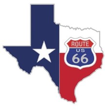 Texas Route 66 Bouclier Vélo Moto Chapeau Bonnet Revers Broche HP6170