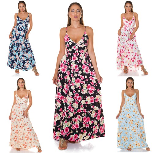 Robe longue maxi pour femme - pour,