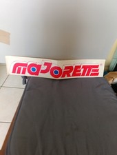 MAJORETTE ancien grand autocollant 44.5 cm de long 8.5 de large