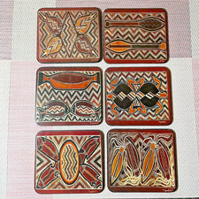 Lot de 5 sous-verres vintage -