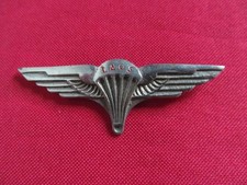 INSIGNE BREVET COMMANDO PARACHUTISTE DGER FORCES DU LAOS INDOCHINE