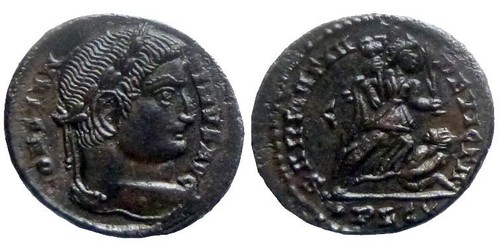 Constantin nummus sarmatia - constantin,