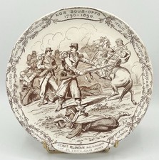 Assiette parlante faïence