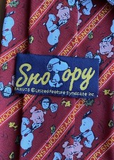 Cravate Snoopy Woodstock Tie/ Peanuts UFS United Feature Syndicate Inc Collector