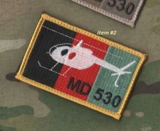 Afghanistan Air Force MD-530 Light Scout Attaque Hélicoptère Taac-A Vêlkrö Patch