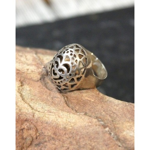 Toulhoat bague fleuron ajouré - toulhoat,