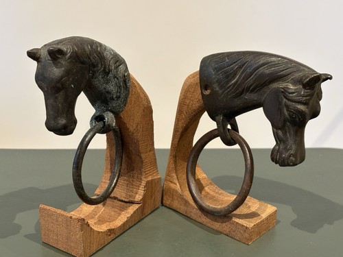 Lot têtes cheval en - 2, de