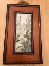 TABLEAU BOIS PLAQUE PORCELAINE